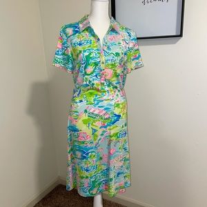 EUC Sz. L Lilly Pulitzer Polo Dress